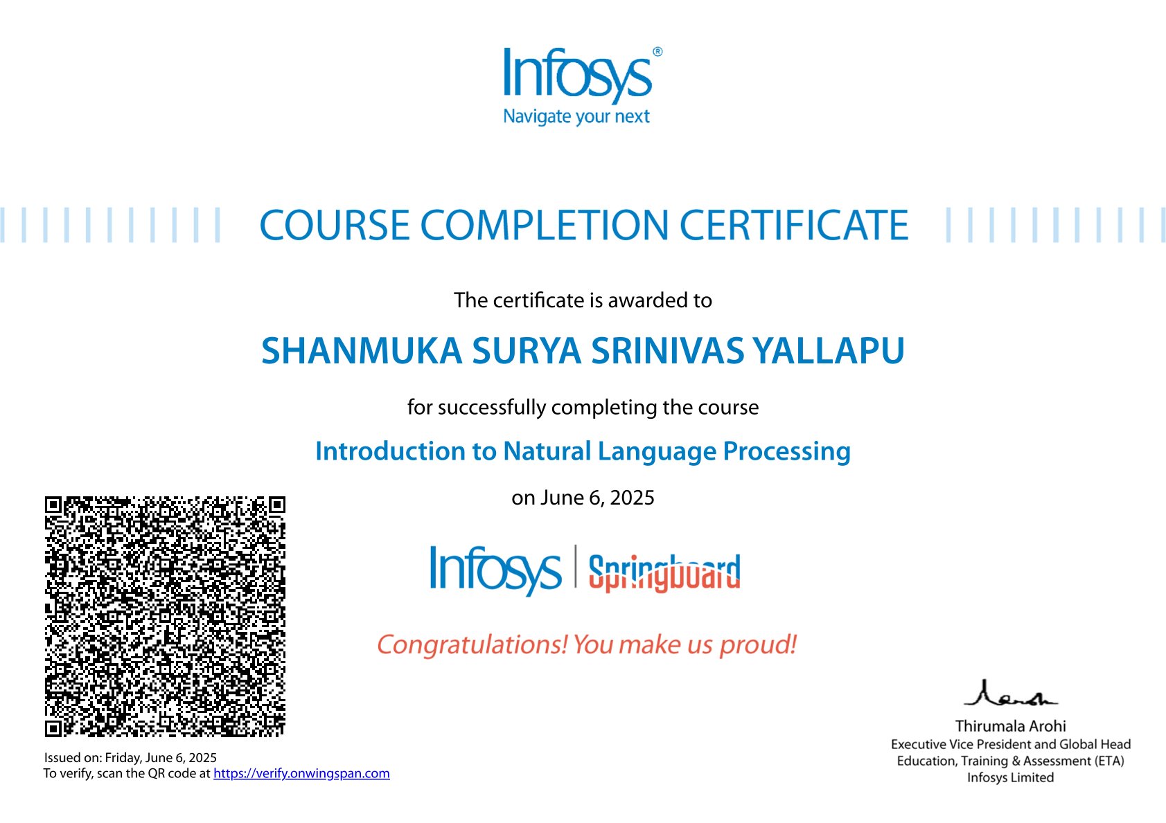 NLP by Infosys